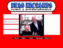 Tablet Screenshot of deanthedream.com